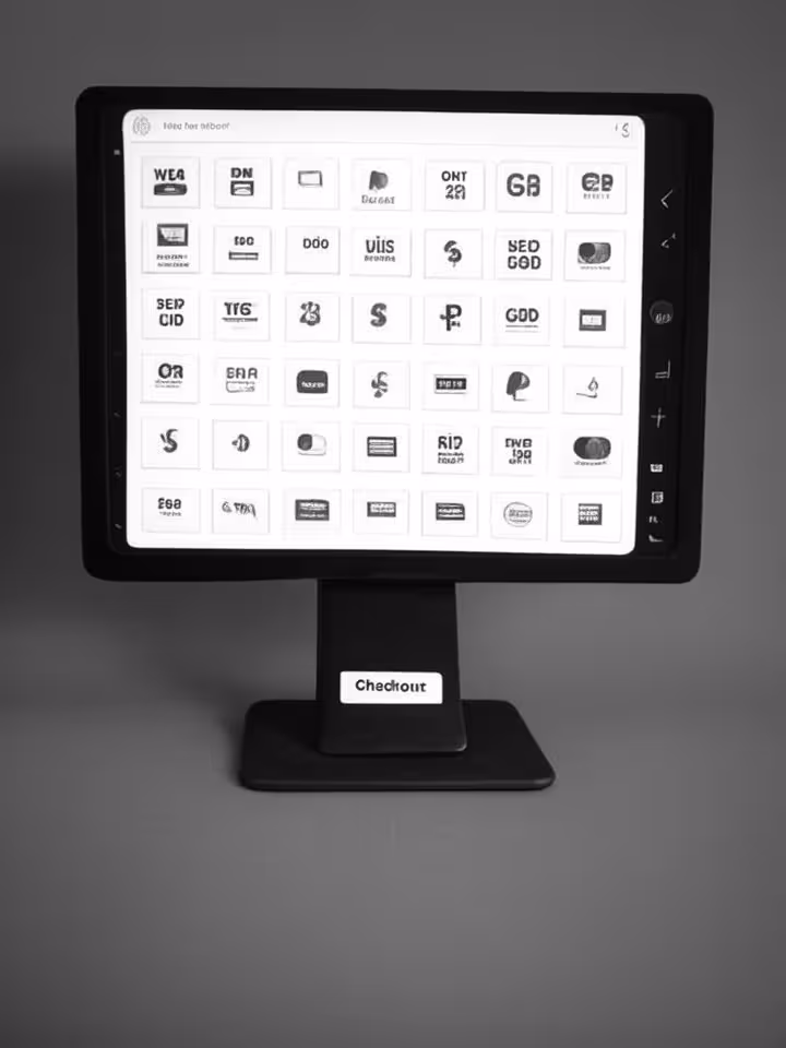 E-commerce checkout interface displaying multiple currency symbols and payment method icons, user in